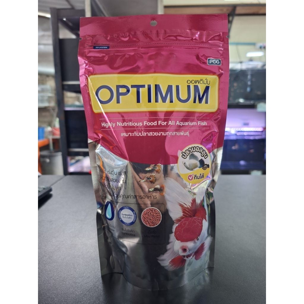อาหารปลา OPTIMUM เหมาะสำหรับปลาทุกชนิด