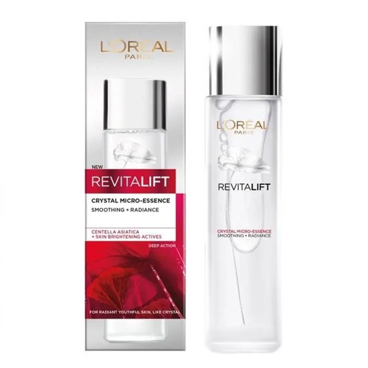 L'Oreal Revitalift Crystal Micro-Essence 130ml. ลอรีอัล รีไวทัล ลิฟท์ คริสตัล ไมโคร-เอสเซนส์ วอเทอร์ น้ำตบหน้าเด้ง
