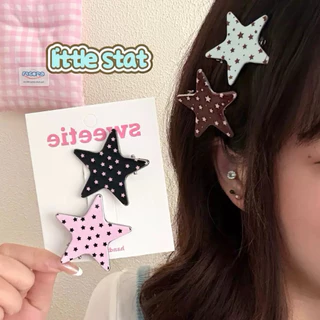 Cute 541 กิ๊บติดผม กิ๊บหนีบผมรูปดาวสีหวาน 2 ชิ้น/แพ็ค