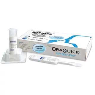 ชุดตรวจ HIV Self Test Kit OraQuick ออราควิก แบบกล่อง ชุดตรวจเอดส์ ชุดตรวจเอชไอวี ด้วยตนเอง แบบน้ำลาย ไม่ระบุชื่อสินค้า