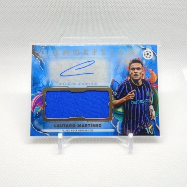 Topps Inception UCC 25/26 - Lautaro Martinez - Internazionale Milano - Inception Autograph Patch Rel