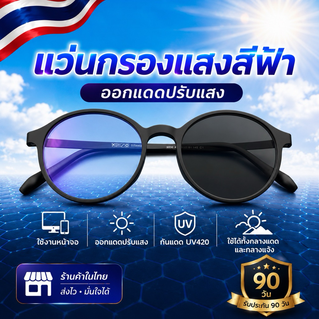 แว่นปรับแสงออโต้เลนส์