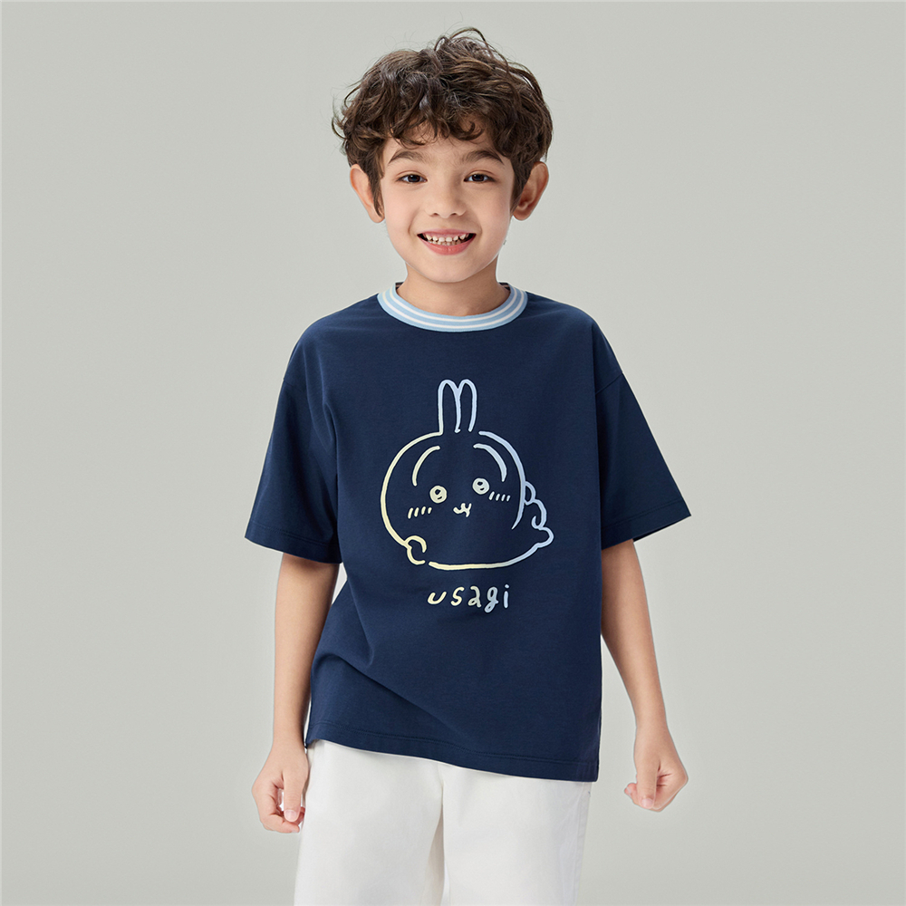 GIORDANO เสื้อยืดเด็ก Junior's Relax Printed Tee (CHIIKAWA) 03086301