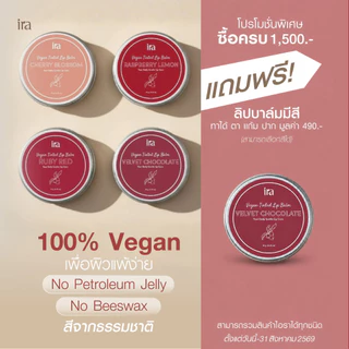 Ira Vegan Tinted ลิปบาล์มวีแกนมีสี ปากชุ่มชื้น สำหรับผิวแพ้ง่าย 10g แพคเกจตลับ
