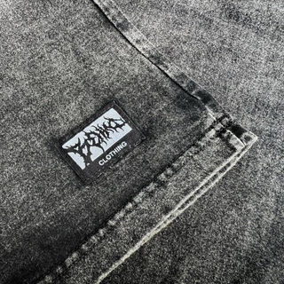 𝗕𝗘𝗛𝗜𝗡𝗗 เสื้อยืด “ WELCOME TO THE SHADOW “ แขนสั้น แขนยาว แนวสตรีท Oversize เสื้อยืดชาย หญิง