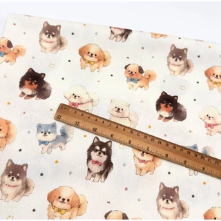 ผ้าเมตร สำหรับตัดเย็บชุด กระเป๋า งาน Diy เนื้อคอตตอนพิมพ์ลาย คอลเลกชันน่ารักสุดๆ! เนื้อดีสุดๆ