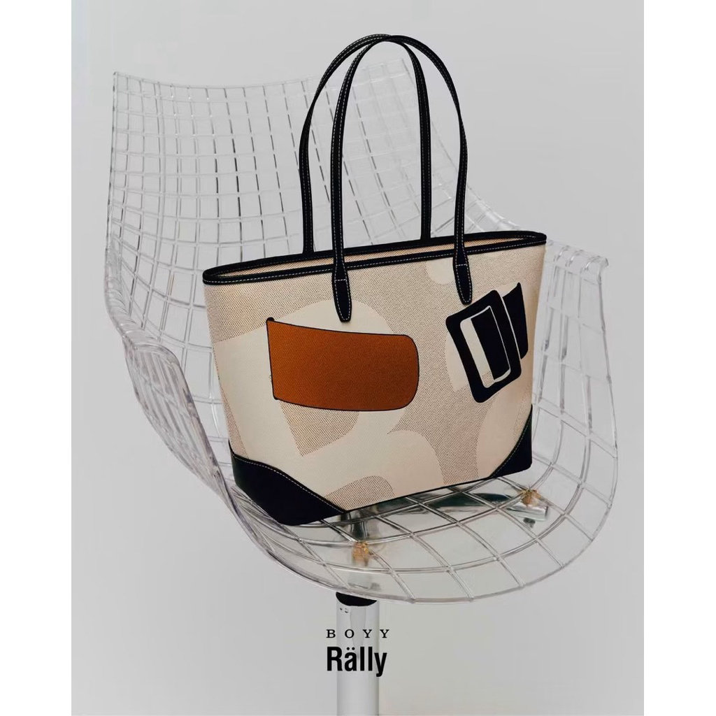 พร้อมส่ง!!! กระเป๋า Rally x Boyy Buckle Up! Tote Color : supernatural(ขาวครีม)