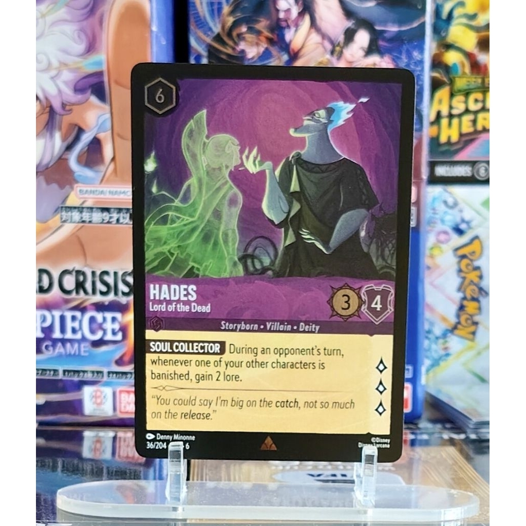 การ์ด Disney Lorcana HADES(Foil)#36Eng