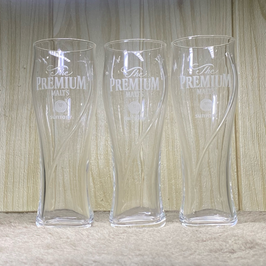 แก้วเบียร์ Suntory Pilsner glass ใหม่ไม่มีกล่อง