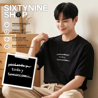 เสื้อยืดผ้าคอตตอน M-4XL พิมพ์ลาย " Today " พร้อมส่ง