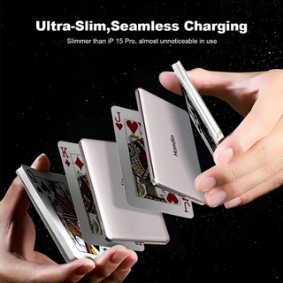 【CCC Mark】Handin Magnetic Powerbank แม่เหล็ก พาวเวอร์แบงค์ Mini ชาร์จไร้สาย Wireless Charge ชาร์จเร็ว Type C