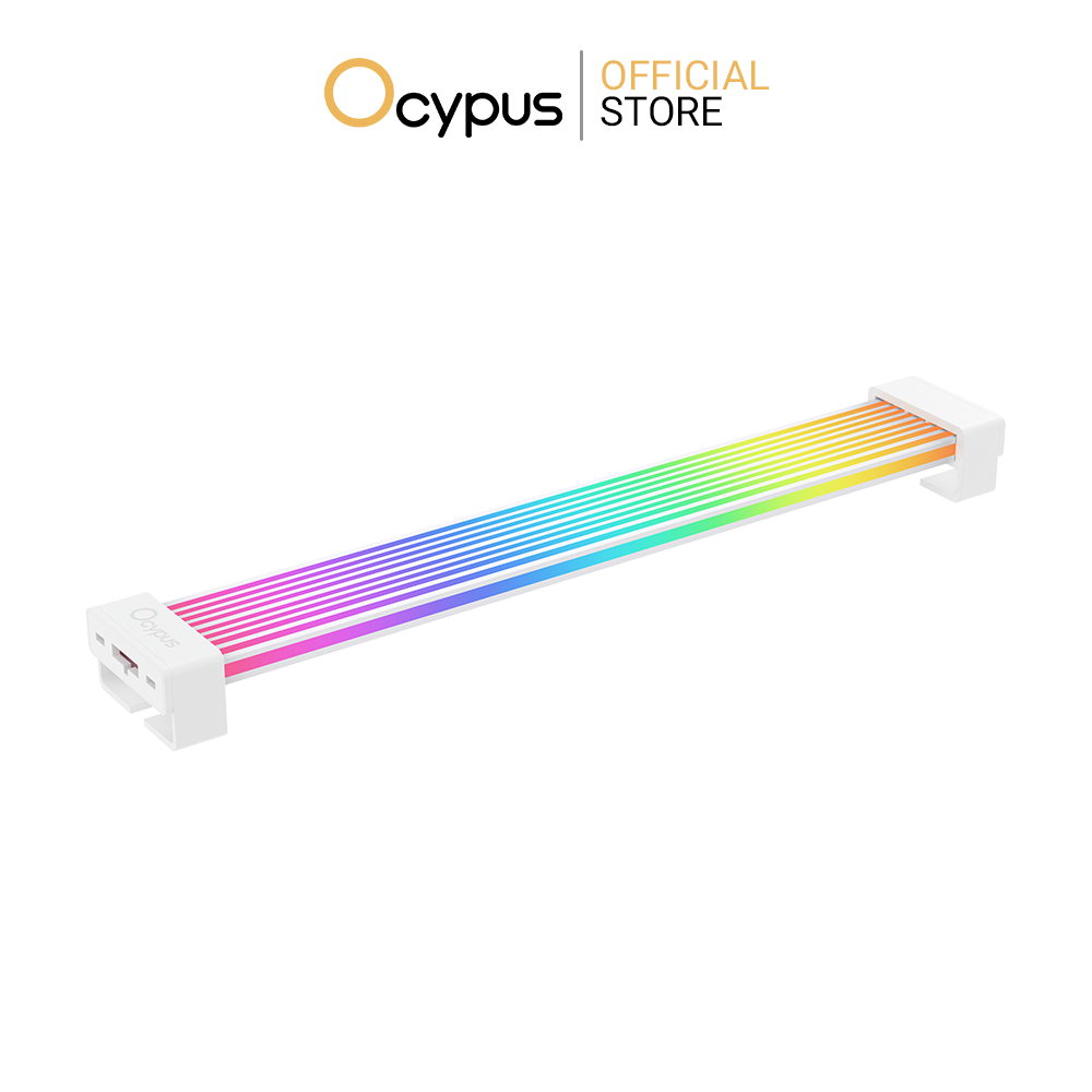 OCYPUS DELTA EK16 WHITE ARGB (Mod Computer / สายไฟตกแต่งเคสคอมพิวเตอร์)