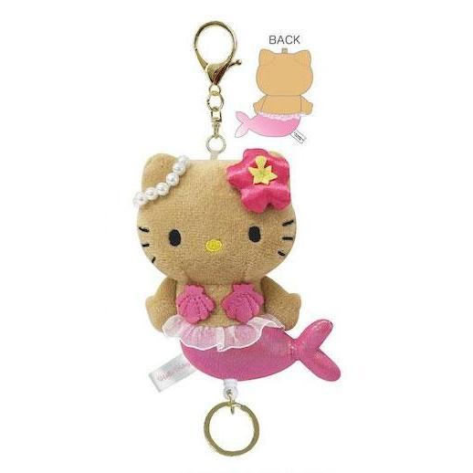 Sanrio Hello kittyพวงกุญแจตุ๊กตาเงือกซานริโอ้ประดับเลื่อม พร้อมส่ง