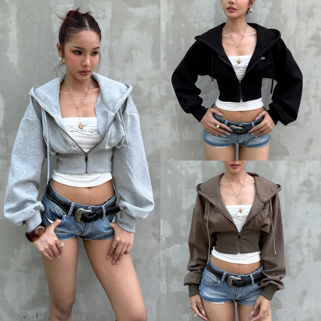 Nice.to.dress.u - Cropped Hoodie