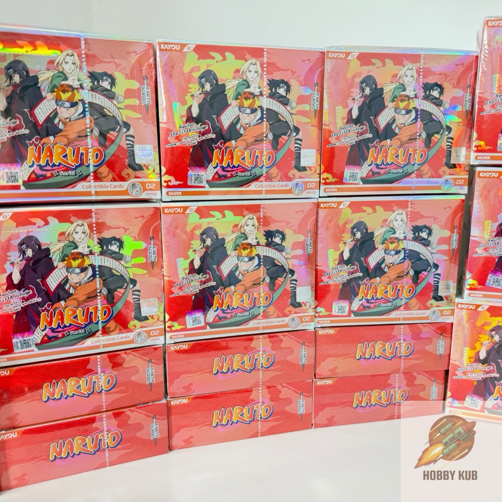 [มีของพร้อมส่ง] การ์ดนารูโตะ T2W9 เวอร์ชั่นภาษาอังกฤษกล่องของแท้ KAYOU NARUTO EARTH SCROLL SERIES 2