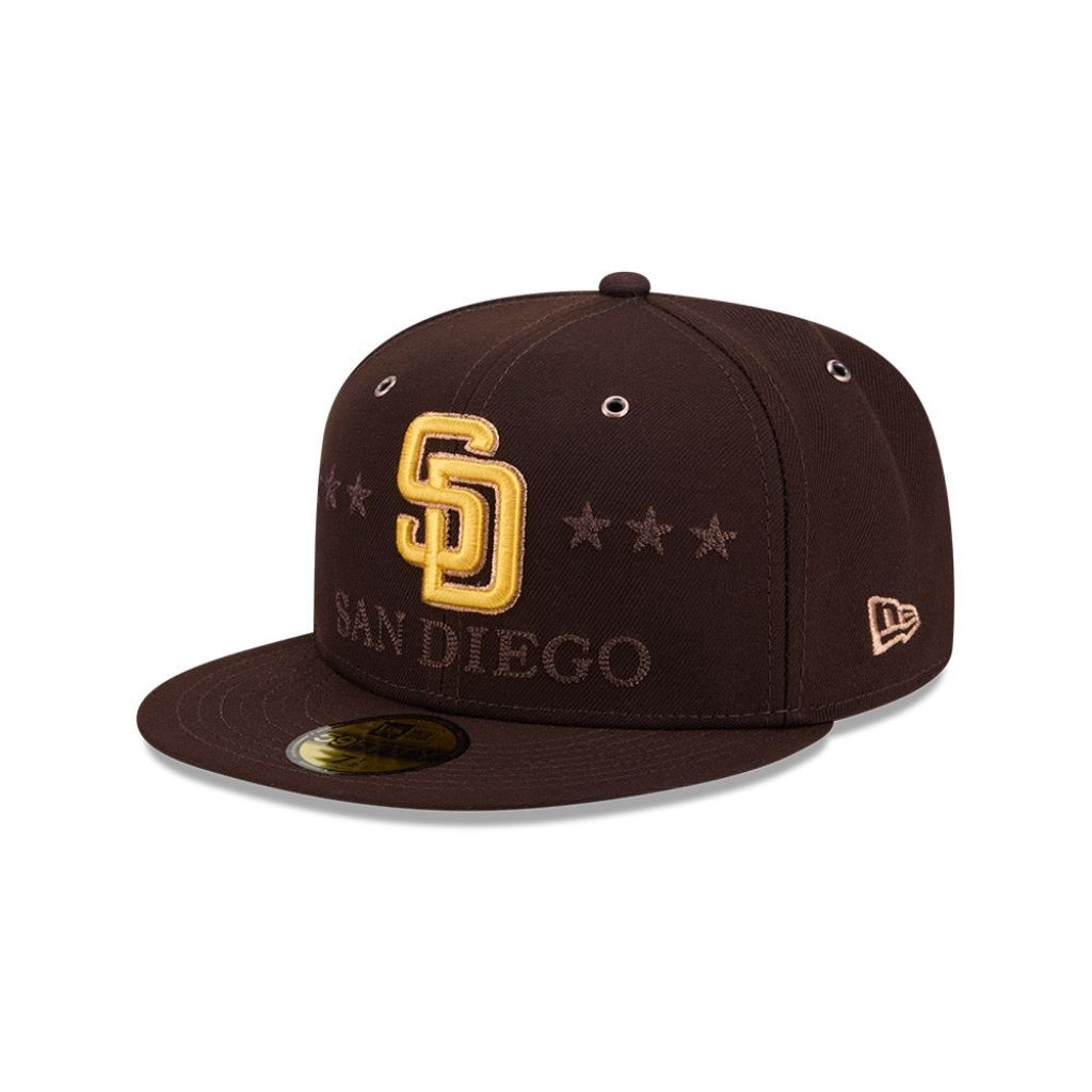 หมวกแก๊ป New Era รุ่น San Diego Padres MLB All Star Game Dark Brown 59Fifty Cap