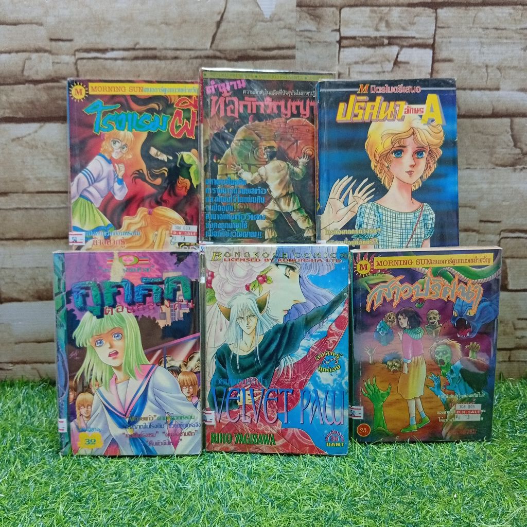 ✨หนังสือการ์ตูน✨สาวปริศนาAD9401 ด้วยมนตราAD9402 กุกกักAD9403 ปริศนาอักษรA AD9404  หอกับวิญญาณ AD9405