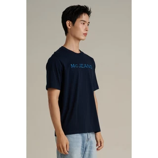 Mc JEANS (แม็คยีนส์) เสื้อยืดผู้ชาย เสื้อยืดแขนสั้น ทรงเรกูลาร์ Regular Fit T-Shirt มีให้เลือก 4 สี MTSZD73