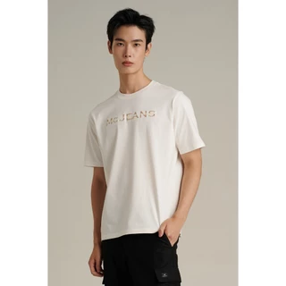 Mc JEANS (แม็คยีนส์) เสื้อยืดผู้ชาย เสื้อยืดแขนสั้น ทรงเรกูลาร์ Regular Fit T-Shirt มีให้เลือก 4 สี MTSZD73