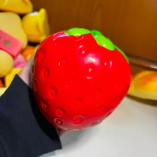 สกุชชี่พีชจัมโบ้ Squishy Peach สโลว์มาก นุ่มเด้ง บีบคลายเครียด ของเล่น ของสะสม ไม่มีแบรนด์