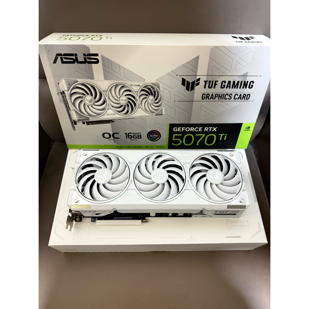 ASUS TUF GAMING RTX5070TI O16GB GDDR7 WHITE ประกัน jib 15-07-2572