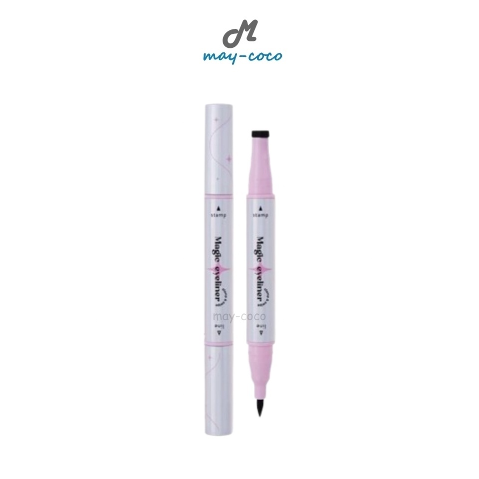 ถูก/แท้/มีไลฟ์ อายไลน์เนอร์ ODBO Magic Eyeliner Stamp&Swipe เมจิกอายไลเนอร์ เขียนขอบตา กรีดตา สีดำสนิท ติดทน กันน้ำ