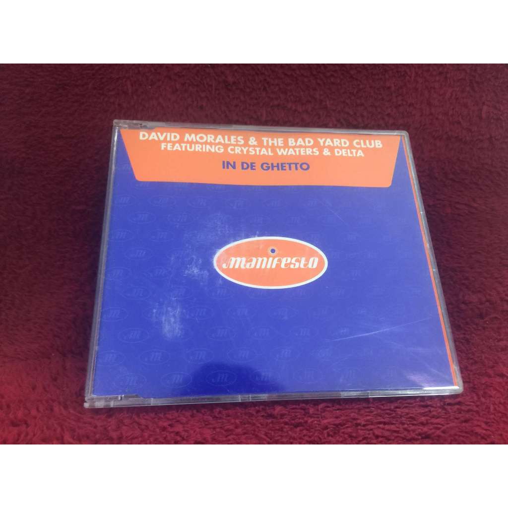 CD David Morales & The Bad Yard Club Featuring Crystal Waters & Delta (9) – In De Ghetto สภาพตามรูปป