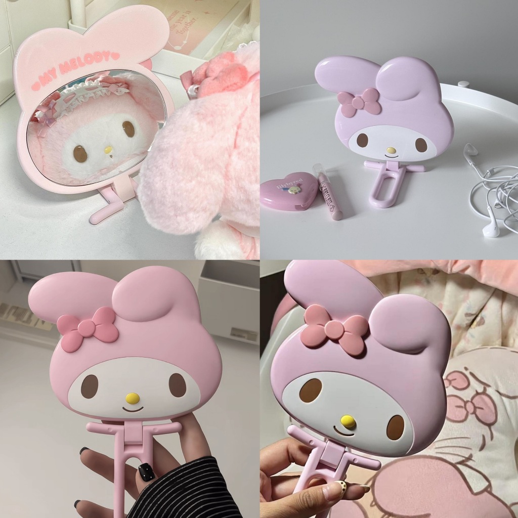(พร้อมส่ง🎀) Melody mirror makeup กระจกพกพา กระจกมายเมโลดี้