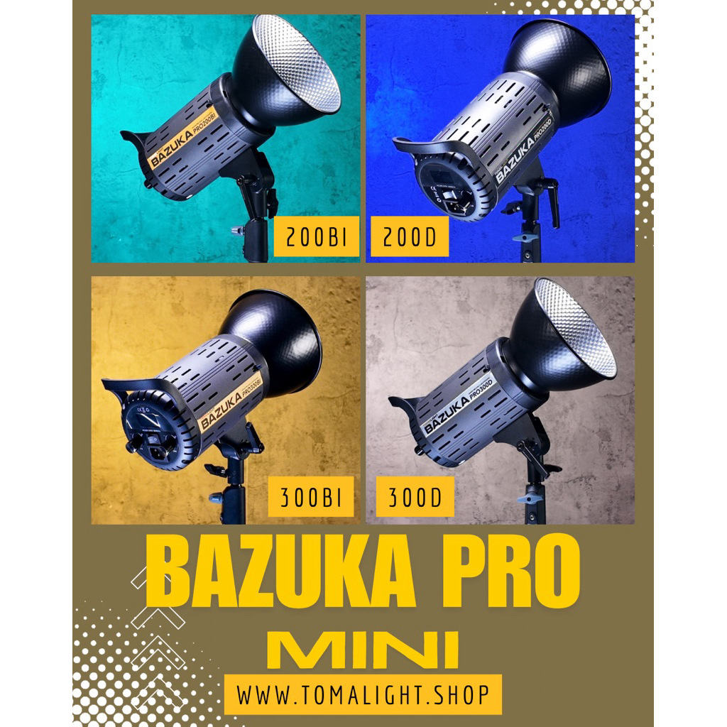 [ สต๊อกไทย ] ไฟต่อเนื่อง Bazuka Pro Mini ขนาดเล็กพกพาง่าย