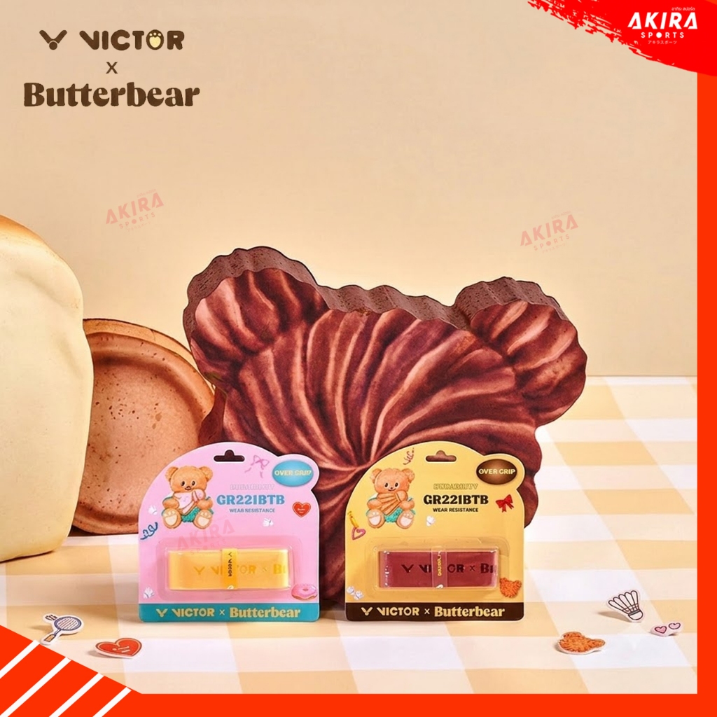VICTOR กริปพันด้าม Victor x Butterbear Limited Edition GR221BTB by Akira Badminton