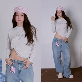 (พรี 20วันRIKA Mist long sleeve เสื้อแขนยาวผ้าบางใส่สบาย