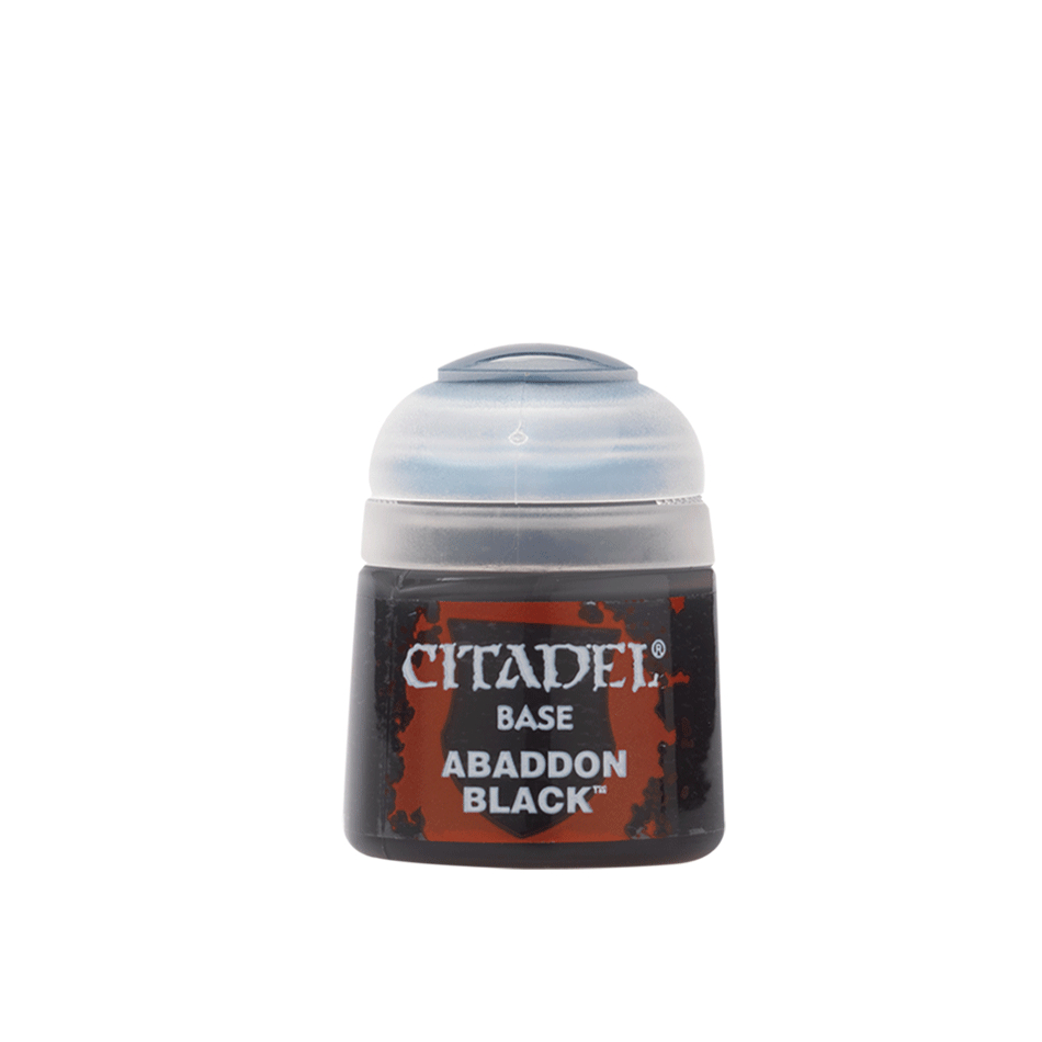 Citadel : Base : Abaddon Black สีเพ้นโมเดล สูตรน้ำ ขนาด 12 ml