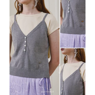 Glossible Marnie knit-layer top เสื้อไหมพรมทอ