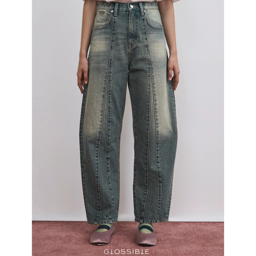 (พร้อมส่ง) GLOSSIBLE OSCAR CURVE JEAN (แนะนำให้เผื่อไซส์*)