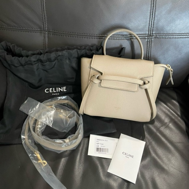 (used) Celine Belt bag - Pico (Light Taupe)