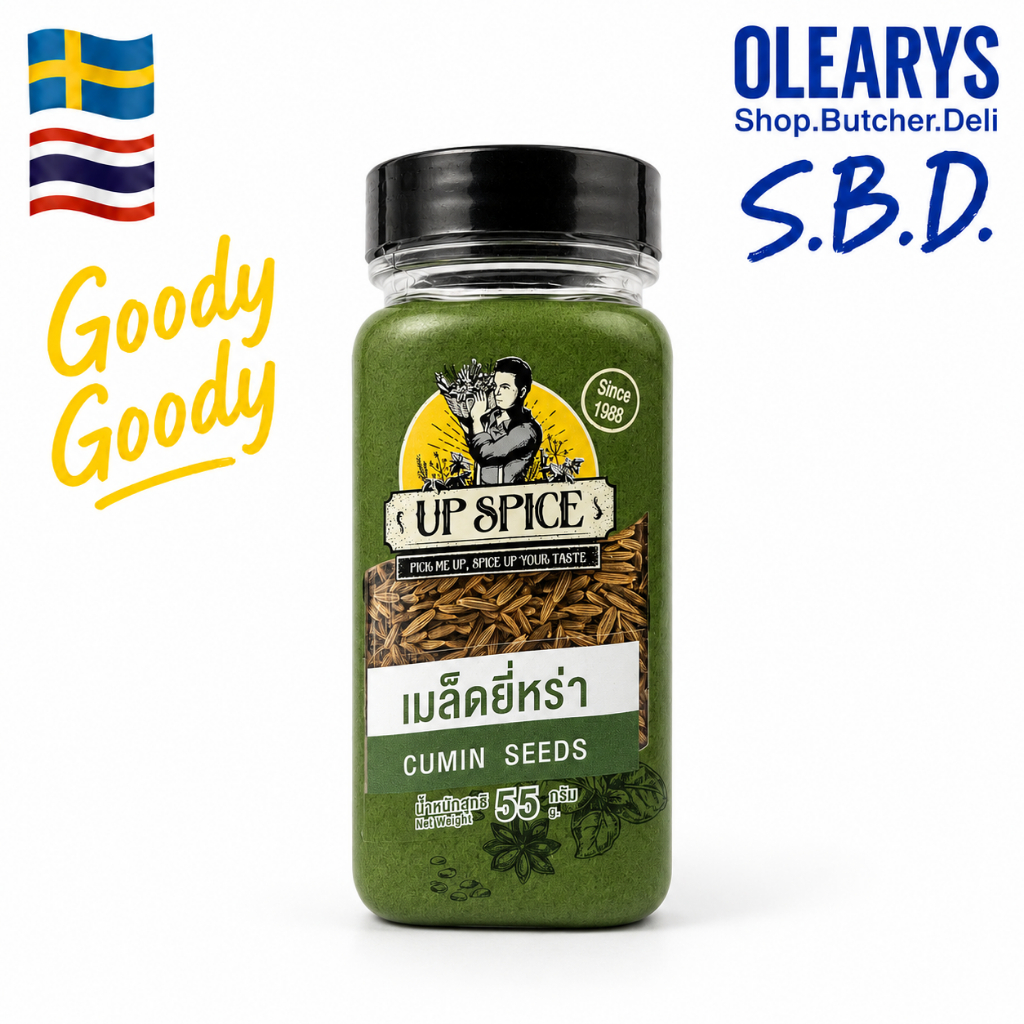 UP Spice Cumin Seeds 55g – Whole Aromatic Cumin | เมล็ดยี่หร่า 55 กรัม