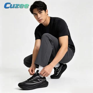 รองเท้าวิ่งหญิง Cuzee ชาย ระบายอากาศได้ดี น้ำหนักเบา ยืดหยุ่นสูง เหมาะสำหรับนักเรียน รองเท้ากีฬาอัลตร้าไลท์ หลากสี
