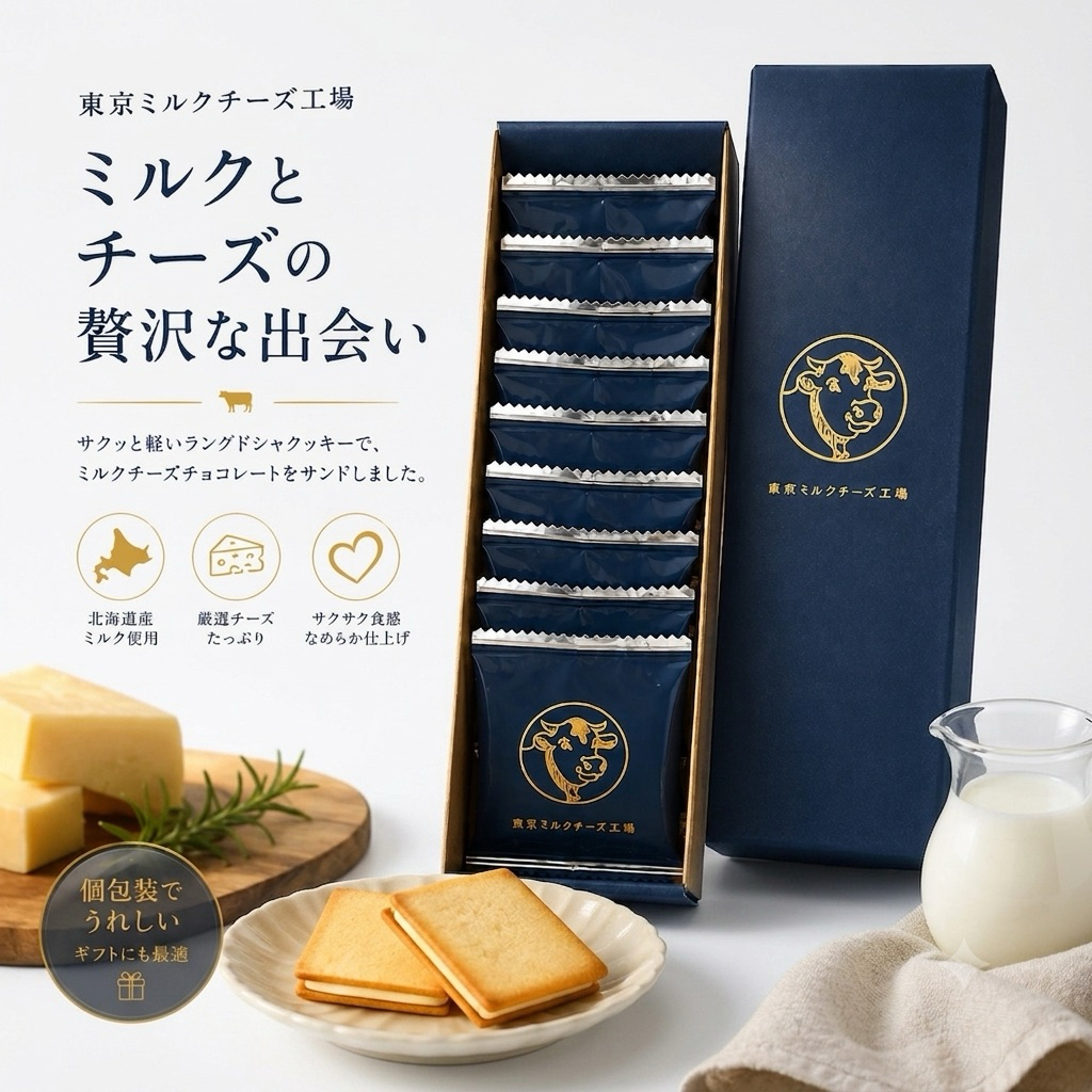 Tokyo Milk Cheese Factory is the "Salt & Camembert Cookies." รส Original (ออริจินอล)