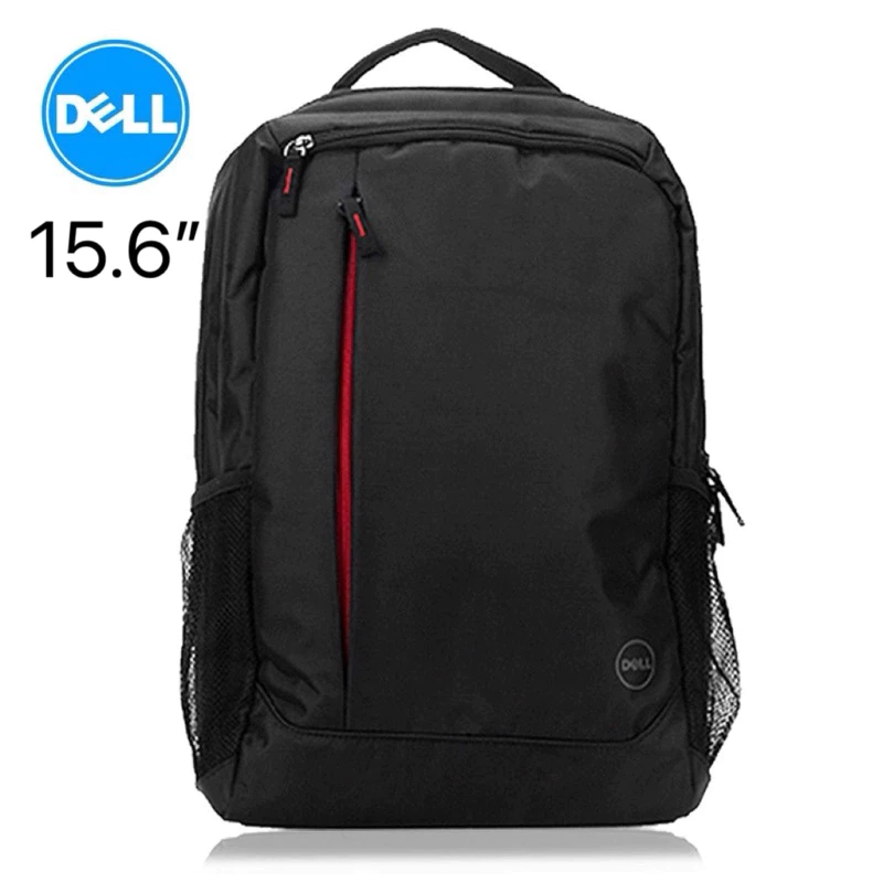 Angel May Backpack red zipper กระเป๋าเป้ 15.6 Dell เรียบง่ายดูดี COD laptop black bag 15.6''