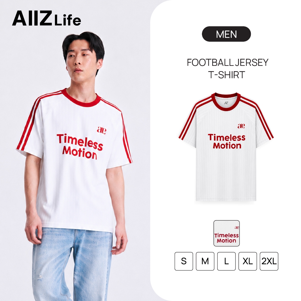 AIIZ (เอ ทู แซด) - AIIZ เสื้อยืดคอกลมฟุตบอลผู้ชาย AIIZ Men's Football Jersey