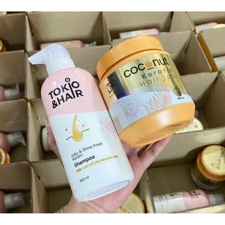 เคราติน หมักผม+แชมพูโตคิโอะ🚀ส่งด่วน โค้ดลด ส่งฟรี