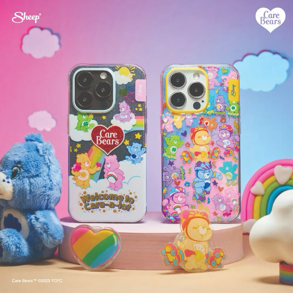 พร้อมส่ง✅🚗 เคส Apple Sheep Case Apple iPhone - CareBears Roller Skate เคสโทรศัพท์