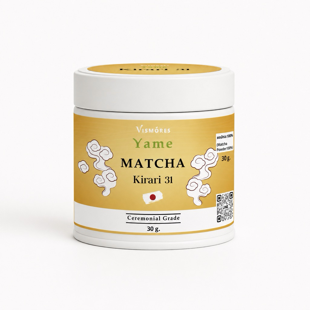 Yame Matcha Kirari 31 Vismores Ceremonial Grade 30g | มัทฉะแท้จากญี่ปุ่น