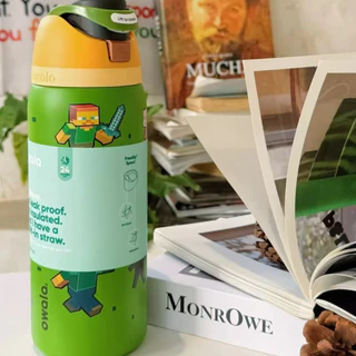 OWALA × Minecraft FreeSip 24oz & 32oz – ขวดสแตนเลสหุ้มฉนวนกันหก ปลอดสาร BPA