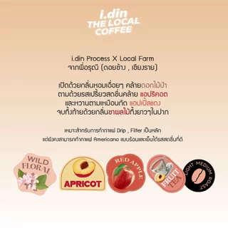 FRUIT TEA - i.din X Arunee PROCESS (15.08.69) WASHED PROCESS/ กาแฟ ดอยช้าง เชียงราย THAILAND COFFEE