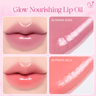 CHER Glow Nourishing Lip Oil เฌอ โกลว์ นอริชชิ่ง ลิป ออยล์ช่วยให้ริมฝีปากฉ่ำ และอวบอิ่มเพิ่มความเงางาม