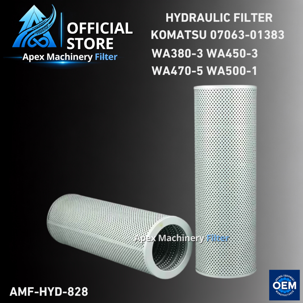 ไส้กรองน้ำมันไฮดรอลิค KOMATSU 07063-01383 WA380-3 WA450-3 WA470-5 WA500-1