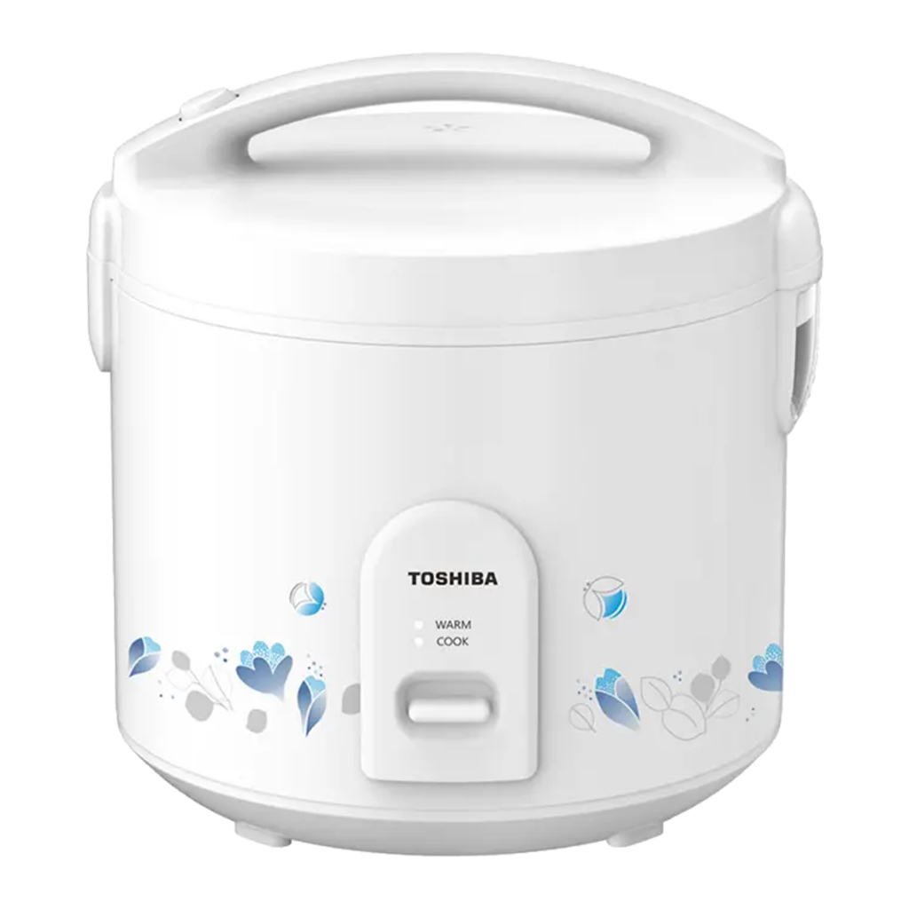 TOSHIBA หม้อหุงข้าว 1.8 ลิตร ระบบอุ่นทิพย์ รุ่น RC-T18JH(W) หม้อใน Healthy Flon 650W ฝาในถอดล้างได้ ประกัน 2 ปี