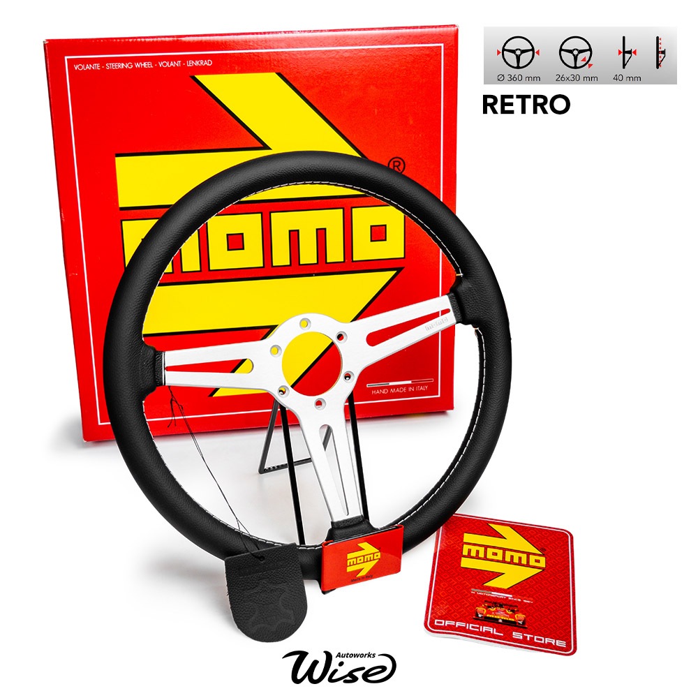 MOMO พวงมาลัย [แท้100%🇮🇹] - RETRO 360mm