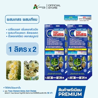 ผสมเทียม ผสมเกสร สูตรไม้ผล เปลี่ยนเพศ เพิ่มดอกตัวเมีย ผสมเทียมดอก ติดผลดก ขั้วเหนียว เอเจนต้า คอร์ป